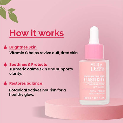 SUR LA FEMME Collagen & Vitamin C face Serum for Glowing Skin