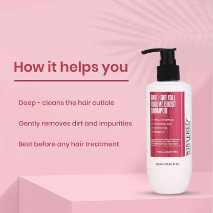 WINYFRED KOREAN FORMULATION Anti Hair Fall Volume Boost Shampoo