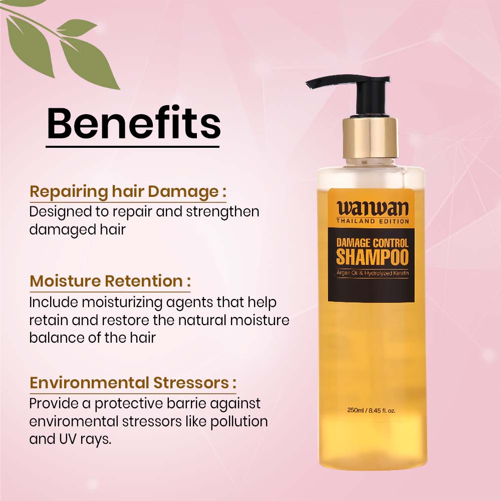 Wanwan Thailand Edition Damage Control Shampoo