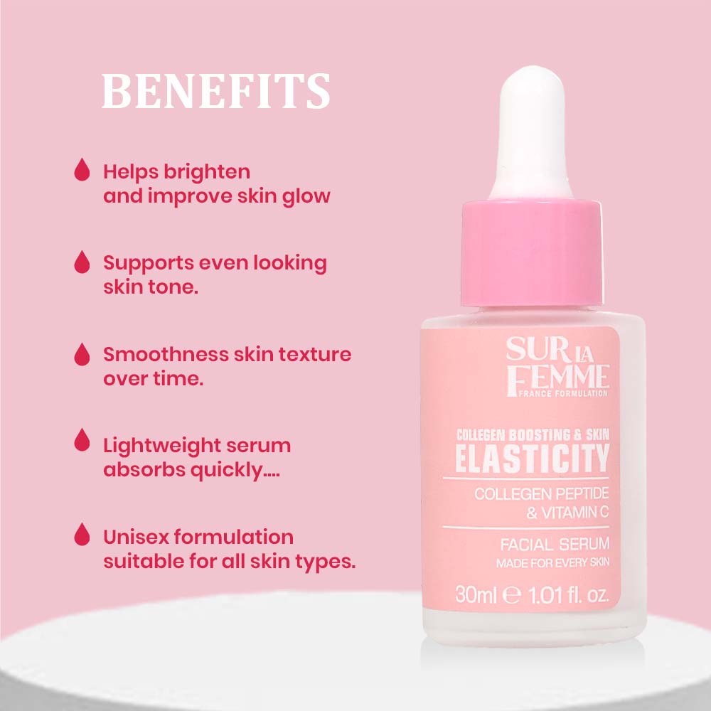 SUR LA FEMME Collagen & Vitamin C face Serum for Glowing Skin