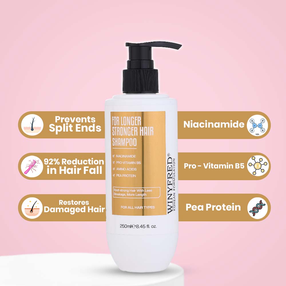 WINYFRED KOREAN FORMULATION Longer Stronger Hair Shampoo